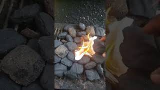HOW TO START CHARCOAL WITH COOKING OIL / STOP BUYING LIGHTER FLUID