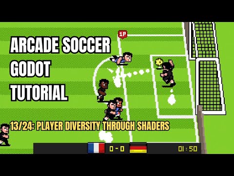 Create a Soccer Game in Godot! (13/24: Player diversity through shaders)