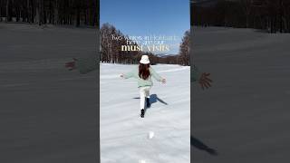 Hokkaido Road Trip Itinerary, places you have to visit for your winter trip #hokkaido #japantravel