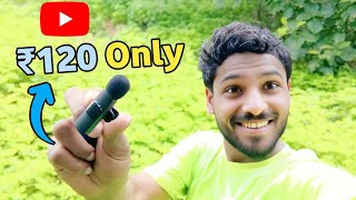 🎤 ₹120 Ka Wireless Mic!? Jungle Me Real Test 🔥 | K8 Mic Review Hindi | Best Budget Mic 2025