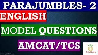 TCS NQT 2020 ! Parajumbles Tricks , Techniques with Examples!