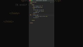 Did you know Flask templates support decision making using Jinja2? Flask tutorial Day 12 #shorts