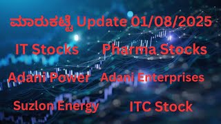 ಮಾರುಕಟ್ಟೆ ಸುದ್ದಿ 🔴 IT Stocks 🔴 FMCG Stocks 🔴Pharma Stocks 🔴 Adani Power🔴 Suzlon #kannadastockmarket 
