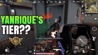 YANRIQUE’s TIER REVEALED?! | FPP Solo VS Squad | PUBG Mobile