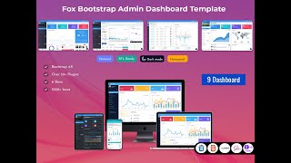 The Best RTL Bootstrap 5 Admin Dashboard By Fox UI Framework