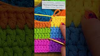 Change Colors in Crochet #shorts
