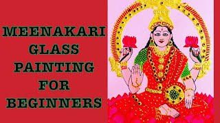 MEENAKARI PAINTING OF MAHA LAKSHMI