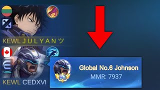 I  MET TOP GLOBAL JOHNSON  IN RANK GAME!!😱(EASY WIN)