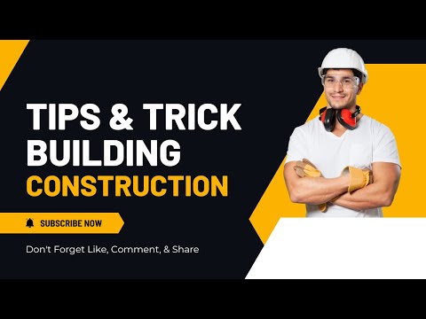 Construction Tips and Advice @Houseofhighlights @myconstructionwork