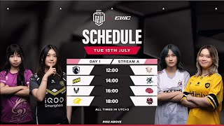 🔴 RESTREAMING LIVE | DAY 1 | MWI at EWC 25 Group Stage | (ENG)
