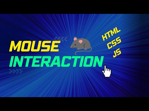 html canvas mouse interaction