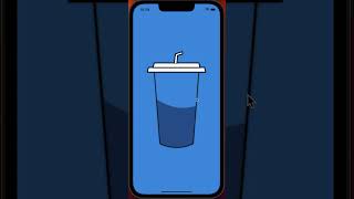 Pepsi animation in native swift uikit by using uibezirepath and cashapelayer