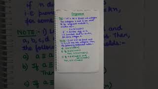 #congruence #numbertheory #csirnet #csirnetmaths #gate #shorts