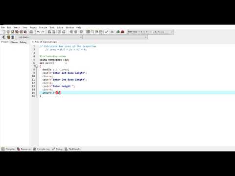 Area of Trapezium in C++ | Area of Trapezium #area #areaoftrapezium #programming #cpp #youtube #fyp