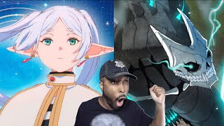 FRIEREN & KAIJU NO. 8 SEASON 2 TRAILER | Ghost Reacts