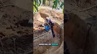 People of thailand making garden by fish