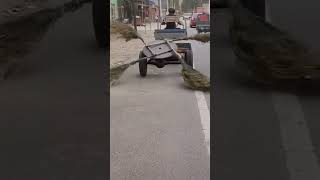 Ingenious cleaning process of streets