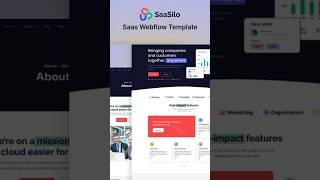 SaaSilo - SaaS Website Template #saas #websitetemplate #innovation