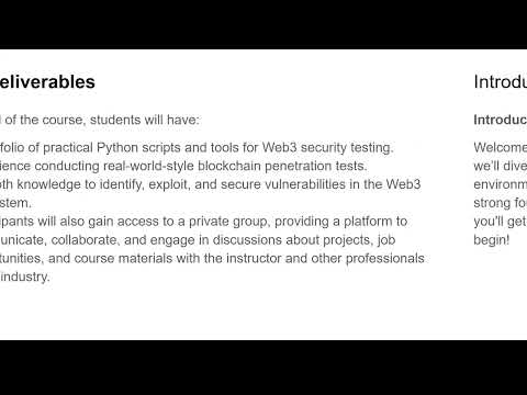 Final Deliverables about web3 hacking with python