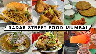 Dadar Street Food | Mumbai | Missal, Thalipeeth, Vadapav, Samosa, Lassi & More #mumbai #streetfood