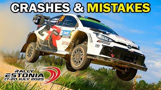 WRC Rally Estonia 2025 | Crashes - Mistakes & More - Actions - Highlights