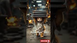 Motivational story of MechaMeow🫡😍🥲 #catvideos #catlovers #cutetech #kitten #funnycats