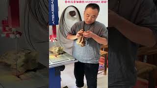 182 直击现场，沉香切料加工。严格把控沉香香品品质，每一个环节都要真实公开透明。