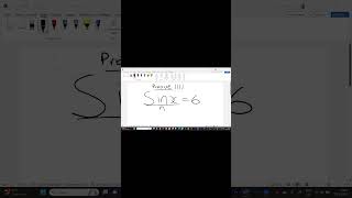 Sin x over n equals 6 #grade12 #calculus #grade12exam #matric #matricexams#trigonometry #trignometry