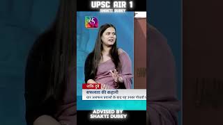 SHAKTI DUBEY advised ASPIRANTS 💖😍 || #ias #air1 #motivation #upsc #rank1 #youtubeshorts #motivation