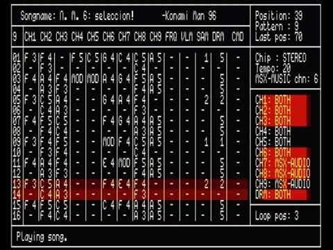 N. M. 6: ¡Selección! [MSX, OPLL+OPL1]