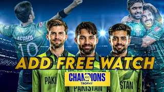 How to Watch Champions Trophy 2025 Live on Mobile | ICC Champions Trophy Add-Free Streaming
