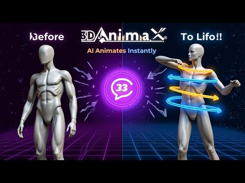 AI Animates 3D Objects from Text! 🤖 | AnimaX Explained