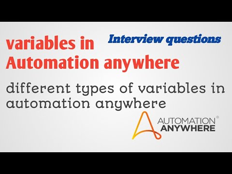 Variables in Automation anywhere A Beginner's Guide #A360 #Rpa Automation