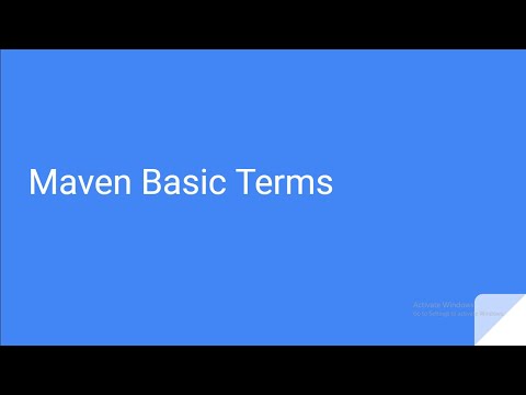 Maven Part 3 : Maven Basic Terms