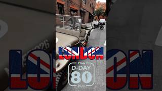 WWII Jeep at D-Day 80 London | 6-Second Sneak Peek | Tanks4Hire #WWII #Dday2024 #HistoricalVehicles