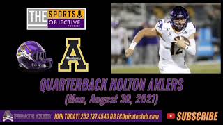#EastCarolina QB #HoltonAhlers on #AppState