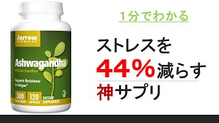 【ストレス対策】ストレスを44％下げる神サプリ