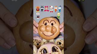 I tried all kinds of Anpanman bread #shorts