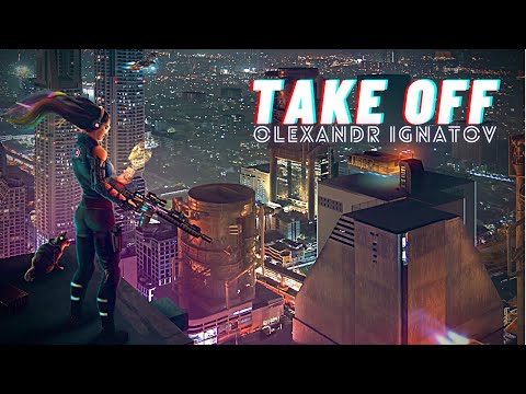 Olexandr Ignatov - Take Off (Official Animated Music Video) [Synthwave/Rock]