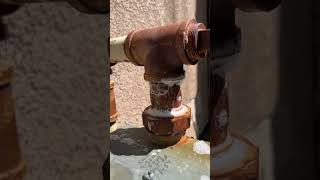 Tip for finding a gas leak #plumbing #construction #youtubeshorts #diy