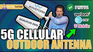 ✅All New! Waveform Re-Invents The 5G LPDA! T-Mobile AT&T Verizon- 4x4 MIMO Outdoor Cellular Antenna
