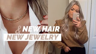 VLOG: Come To The Hair Salon With Me, Amazon Tape-In Hair Extensions, Ana Luisa Jewelry