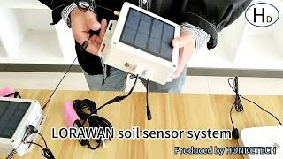 LORAWAN soil sensor system