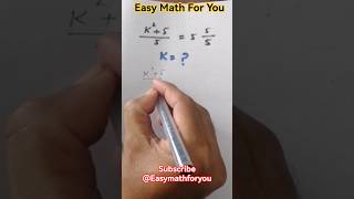 Math  Questions Solutions ||Easy Math For You|Maths #shorts