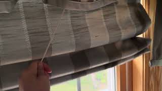 custom “roman” WINDOW SHADES (practical, beautiful)