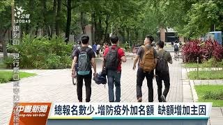 大學申請入學放榜 缺額逾萬近4年最多｜20220615 公視中晝新聞