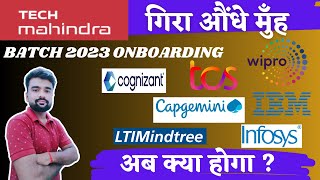 Tech Mahindra 40% YoY Drop In Net Profit | Wipro Capgemini Infosys Tcs Lti mindtree Cognizant IBM