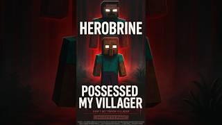 HEROBRINE POSSESSED MY VILLAGER! 😱 (MINECRAFT HORROR)