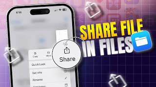 How to Share Files in the Files App on iPhone | Send Files from the iPhone Files App