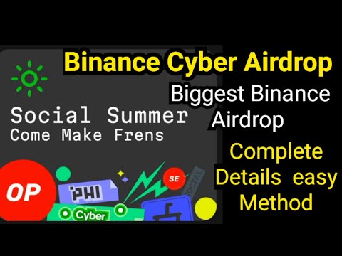 Binance Cyber Airdrop || Web3 Wallet Social Summer Task || How to Mint and all working